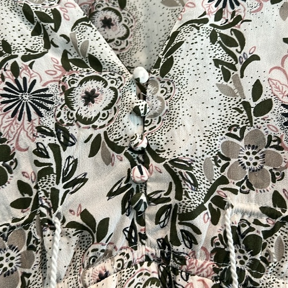 Free People Floral Minidress Size Small - Picture 5 of 5